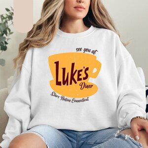 Luke's Diner Stars Hollow Luke's Diner Sweatshirt, Autumn Festival Stars Hollow